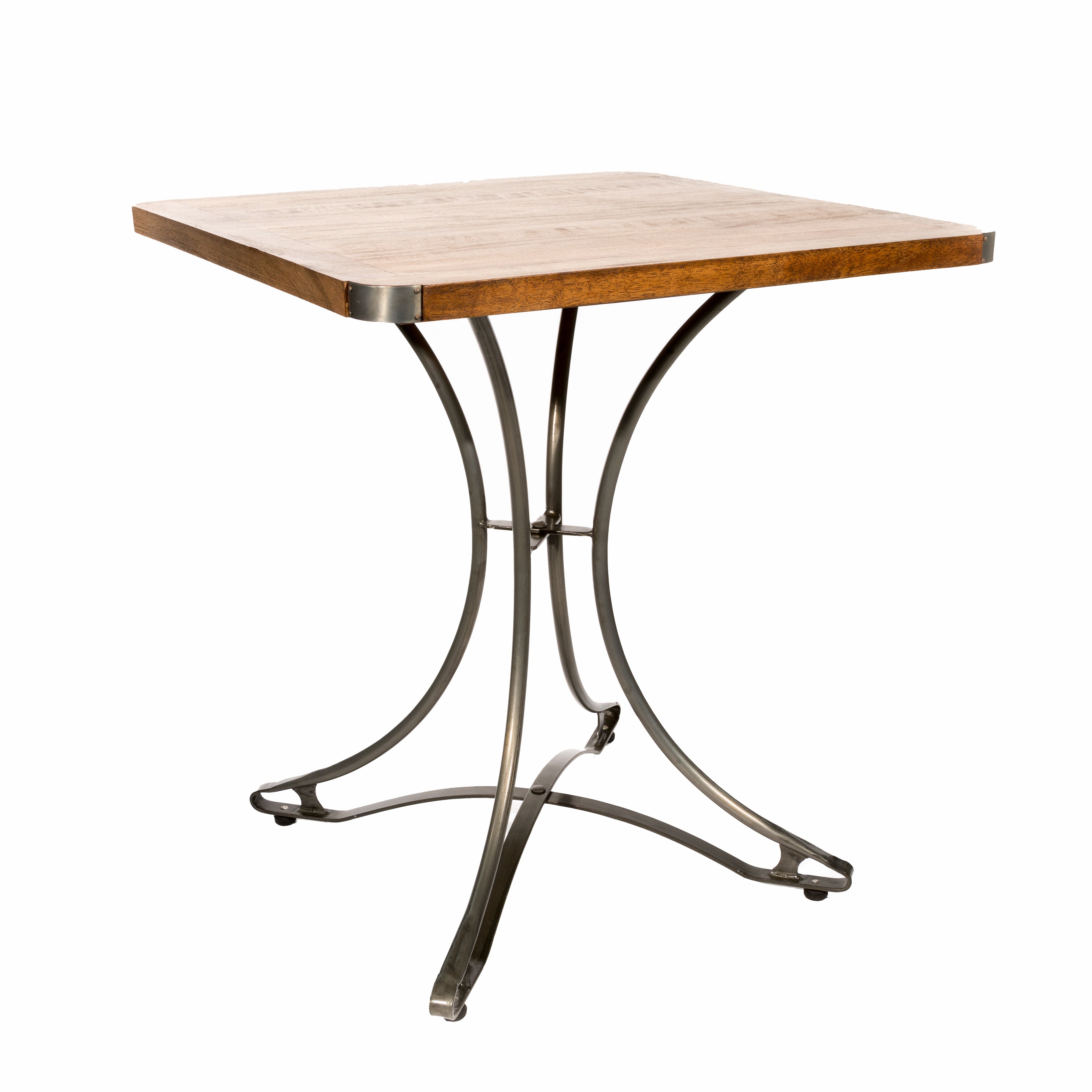 Industrial Vintage Square Bistro Café Table